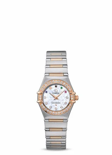 Omega Constellation Quartz 22.5 Stainless Steel / Red Gold / Diamond / Beijing Olympics 2008 111.25.23.60.55.002 (11125236055002)